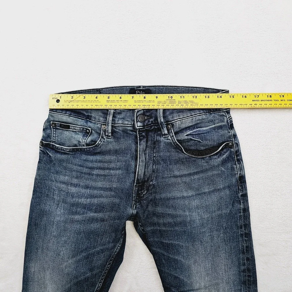Polo Ralph Lauren Sullivan Jeans Mens 29x30‎ Slim Fit Stretch Americana Denim